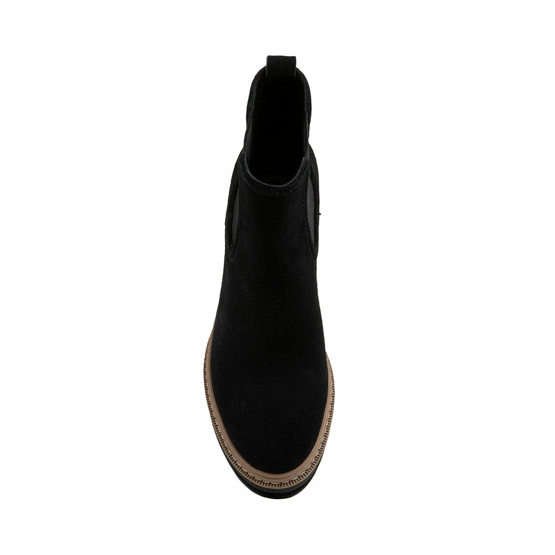 SteveMadden Super Platforms LEXA BLACK SUEDE