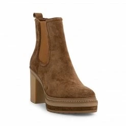 SteveMadden Super Platforms LEXA TAN SUEDE