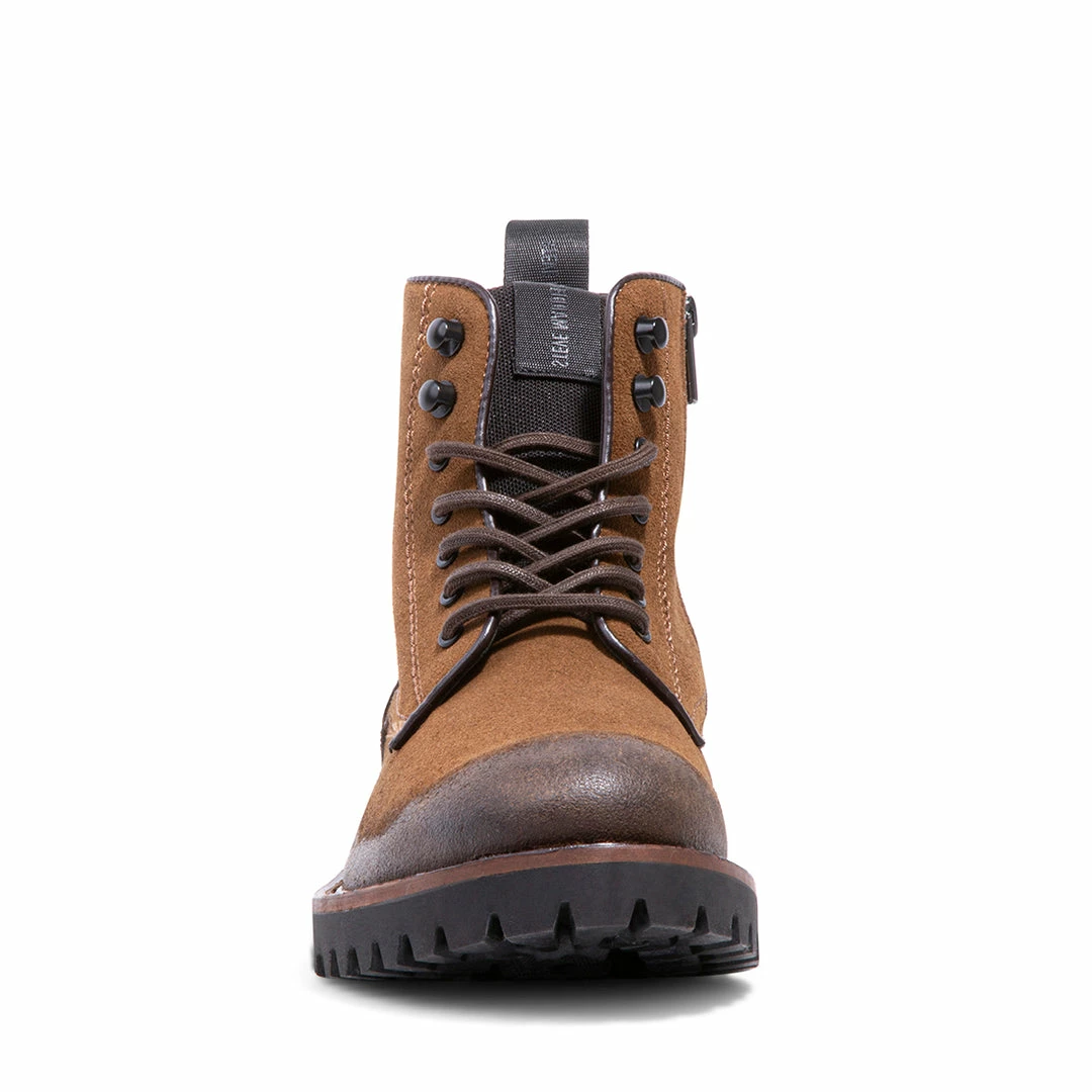 SteveMadden MEN'S SHOES MACKK TAN SUEDE