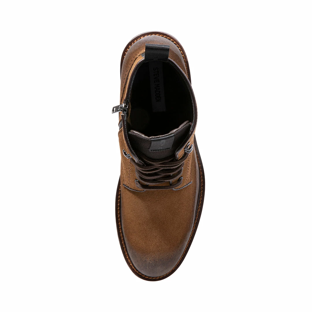 SteveMadden MEN'S SHOES MACKK TAN SUEDE