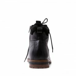 SteveMadden MEN'S SHOES MAXX BLACK LEATHER