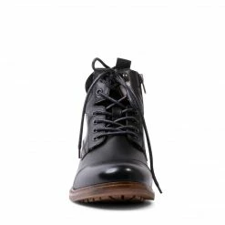 SteveMadden MEN'S SHOES MAXX BLACK LEATHER