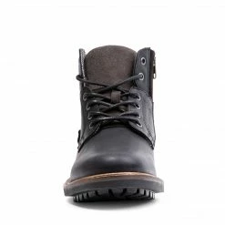 SteveMadden MELEDD BLACK LEATHER MEN'S SHOES