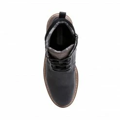 SteveMadden MELEDD BLACK LEATHER MEN'S SHOES