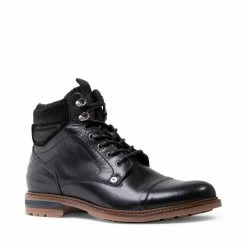SteveMadden MILFORD BLACK LEATHER