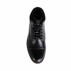 SteveMadden MILFORD BLACK LEATHER