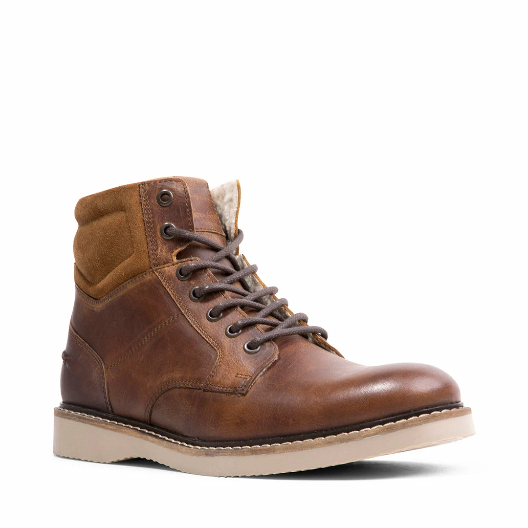 SteveMadden ORLYYF TAN LEATHER MEN'S SHOES