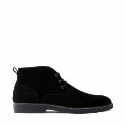 SteveMadden RAMPART BLACK SUEDE MEN'S SHOES