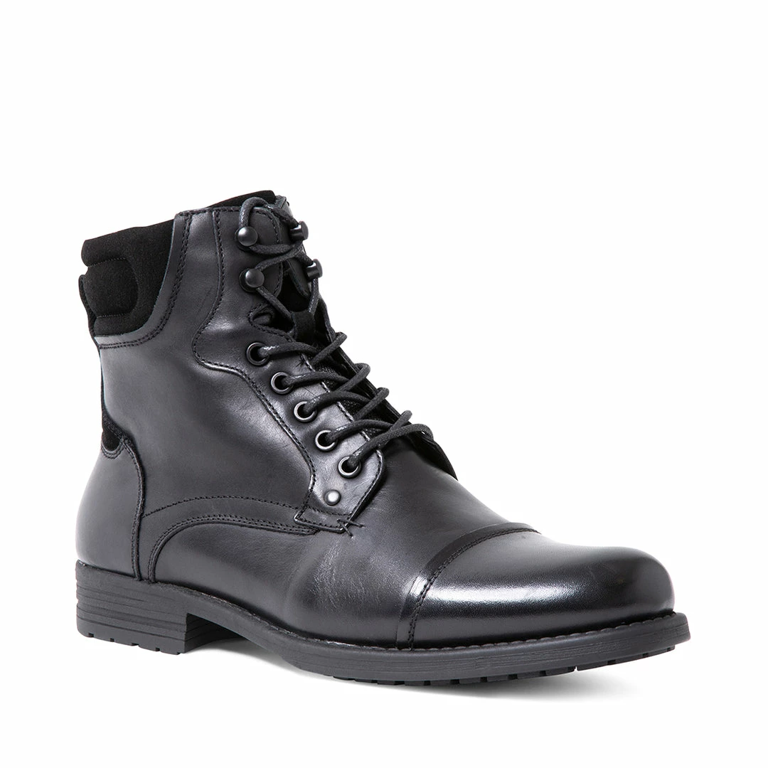 SteveMadden RAWSON WATERPROOF BLACK LEATHER