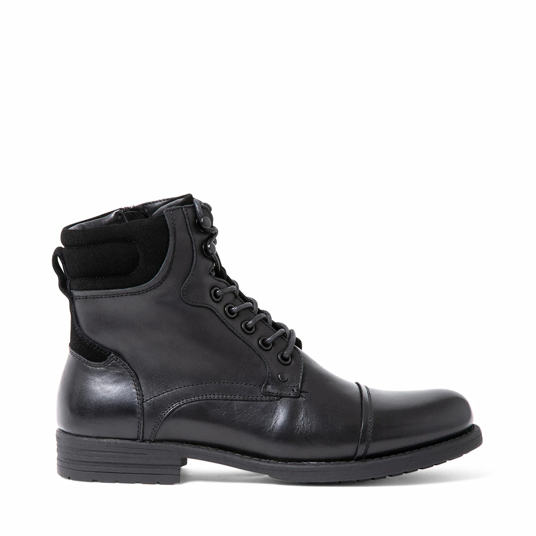 SteveMadden RAWSON WATERPROOF BLACK LEATHER