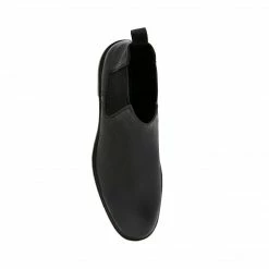 SteveMadden RAYANN2 BLACK LEATHER MEN'S SHOES