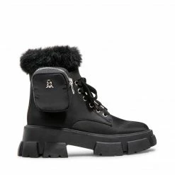 SteveMadden THORA-PF BLACK Super Platforms