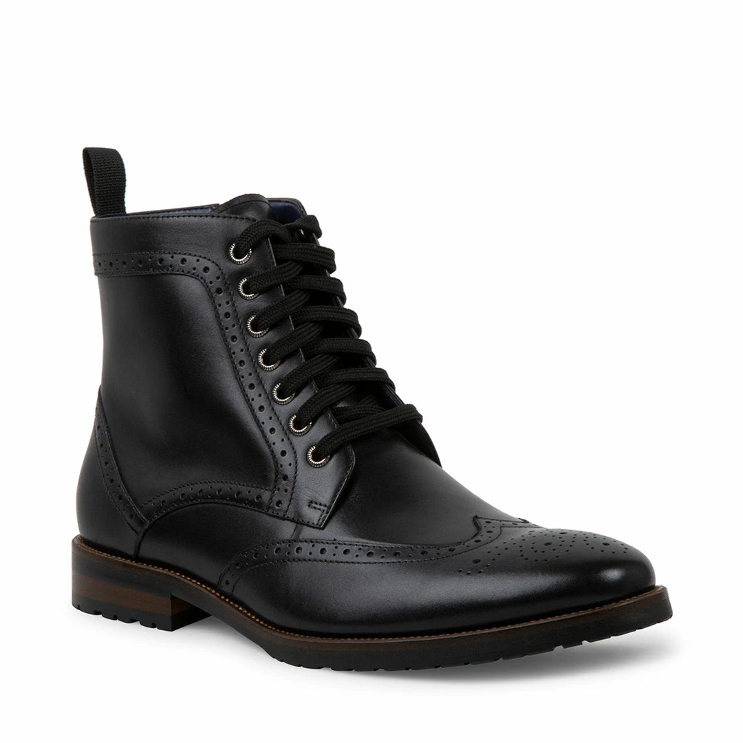 SteveMadden TILMAN BLACK LEATHER
