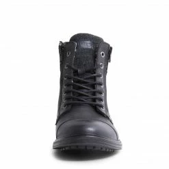 SteveMadden UMMFREYY BLACK LEATHER