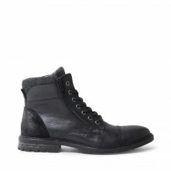 SteveMadden UMMFREYY BLACK LEATHER