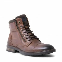 SteveMadden UMMFREYY TAN LEATHER MEN'S SHOES