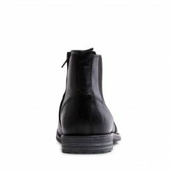 SteveMadden UNLEASH BLACK LEATHER MEN'S SHOES