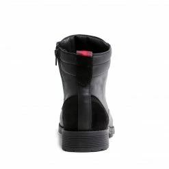 SteveMadden MEN'S SHOES UPWOOD BLACK LEATHER