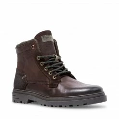 SteveMadden USHERR BROWN LEATHER