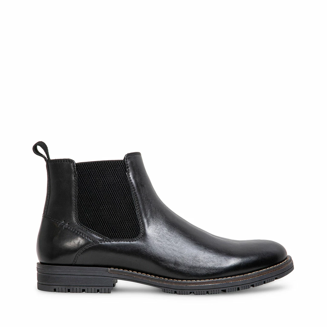 SteveMadden VARIK BLACK LEATHER
