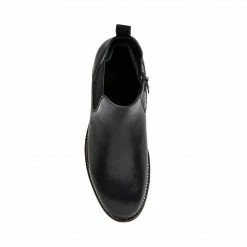 SteveMadden VARIK BLACK LEATHER
