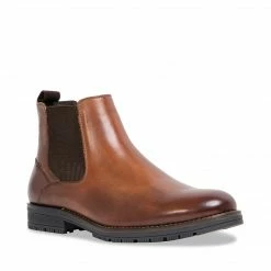 SteveMadden MEN'S SHOES VARIK TAN LEATHER