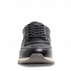 SteveMadden BRAAVE BLACK LEATHER MEN'S SHOES