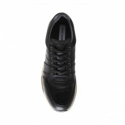 SteveMadden BRAAVE BLACK LEATHER MEN'S SHOES