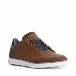 SteveMadden MEN'S SHOES BRANDENN TAN LEATHER