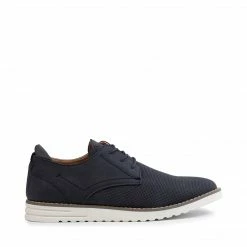 SteveMadden CAPTOR BLUE NUBUCK MEN'S SHOES