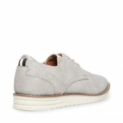 SteveMadden MEN'S SHOES CAPTOR GREY NUBUCK
