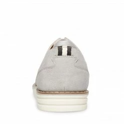 SteveMadden MEN'S SHOES CAPTOR GREY NUBUCK