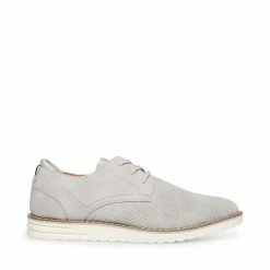 SteveMadden MEN'S SHOES CAPTOR GREY NUBUCK