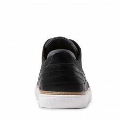 SteveMadden MEN'S SHOES FRIEND BLACK FABRIC