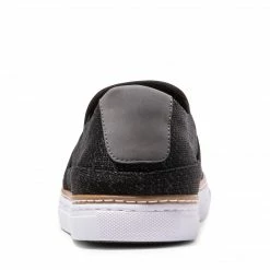 SteveMadden GUSS BLACK FABRIC