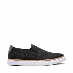 SteveMadden GUSS BLACK FABRIC