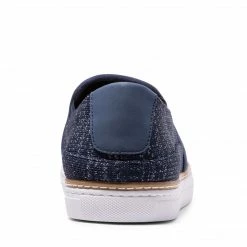 SteveMadden MEN'S SHOES GUSS BLUE FABRIC