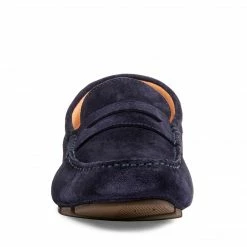 SteveMadden MEN'S SHOES ITALO NAVY SUEDE
