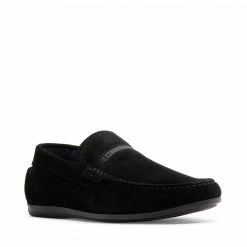 SteveMadden MICKK BLACK SUEDE