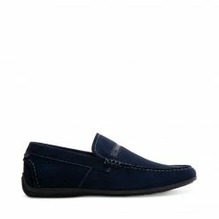 SteveMadden MEN'S SHOES MICKK BLUE SUEDE