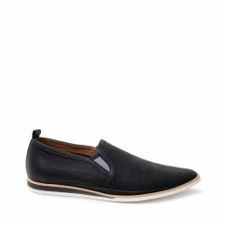 SteveMadden PURE BLACK MEN'S SHOES