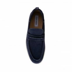 SteveMadden MEN'S SHOES QUINN BLUE SUEDE