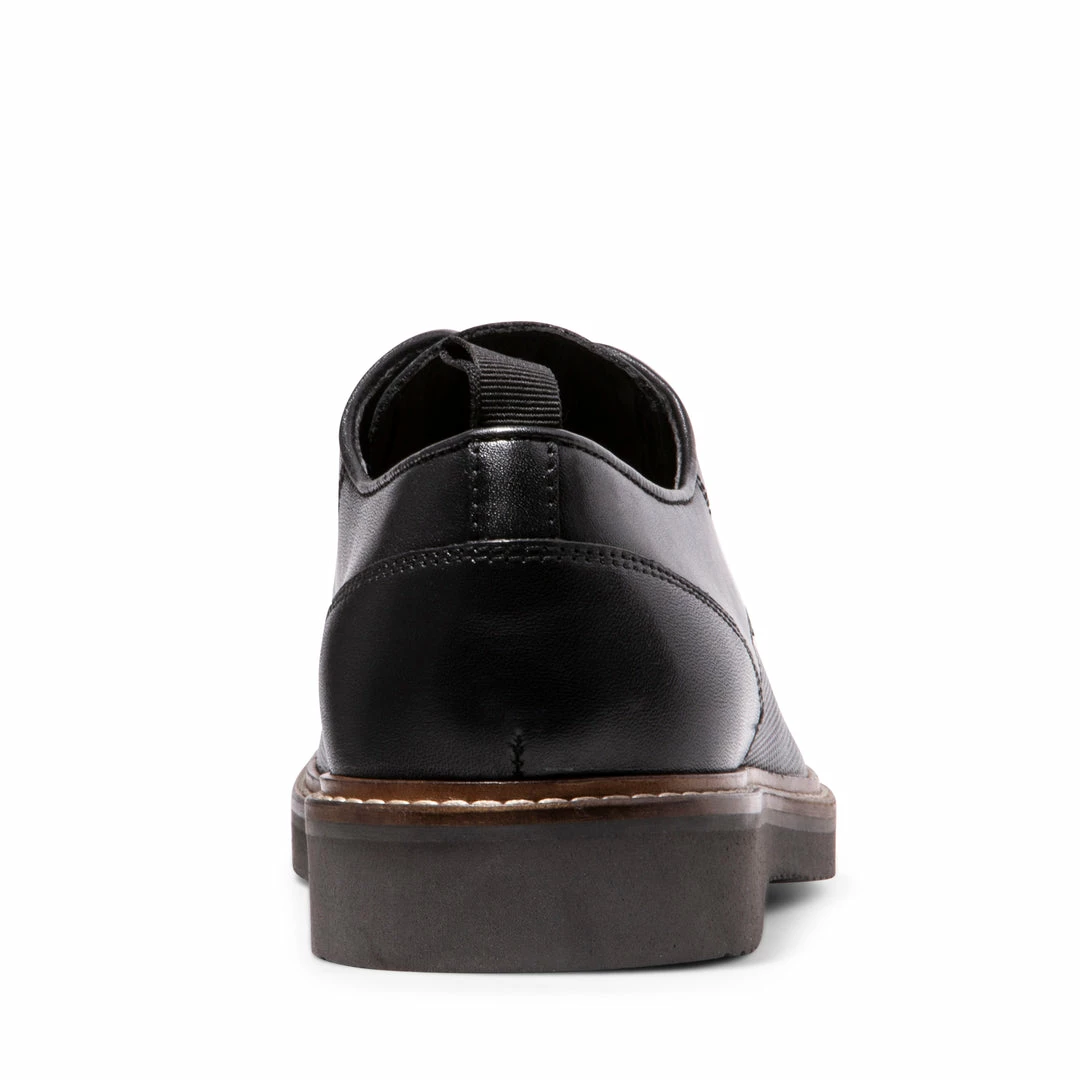 SteveMadden VOYAGEE BLACK LEATHER MEN'S SHOES