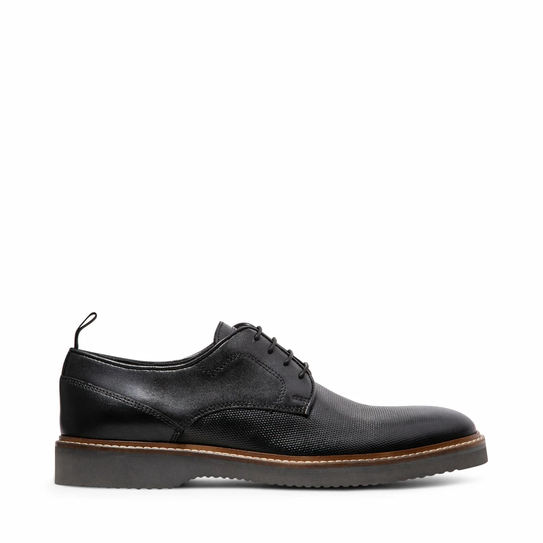 SteveMadden VOYAGEE BLACK LEATHER MEN'S SHOES