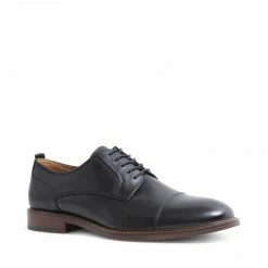 SteveMadden CHADRICK BLACK LEATHER MEN'S SHOES