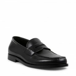 SteveMadden DARROW BLACK LEATHER MEN'S SHOES