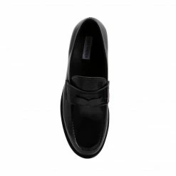 SteveMadden DARROW BLACK LEATHER MEN'S SHOES