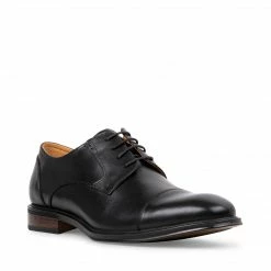 SteveMadden DAVION BLACK LEATHER
