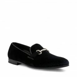 SteveMadden MEN'S SHOES DELUXXE BLACK VELVET