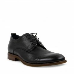 SteveMadden DOAK BLACK LEATHER All New